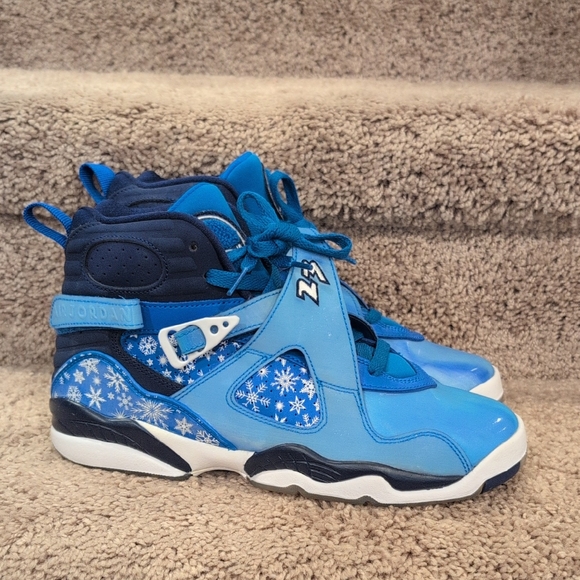 Jordan Other - Jordan Kids Blue Snowflake Sneakers